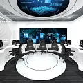 Science and Technology Monitoring Room 3d model