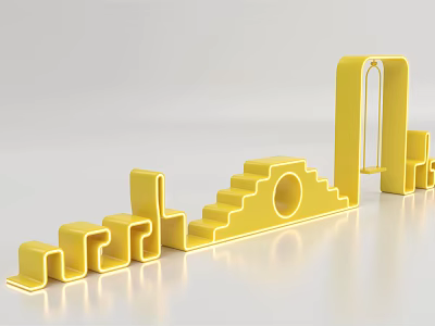 Modern Meichen Leisure Chair 3d model Modern Meichen Leisure Chair 3d model