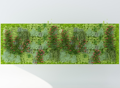 Plant wall 3d model