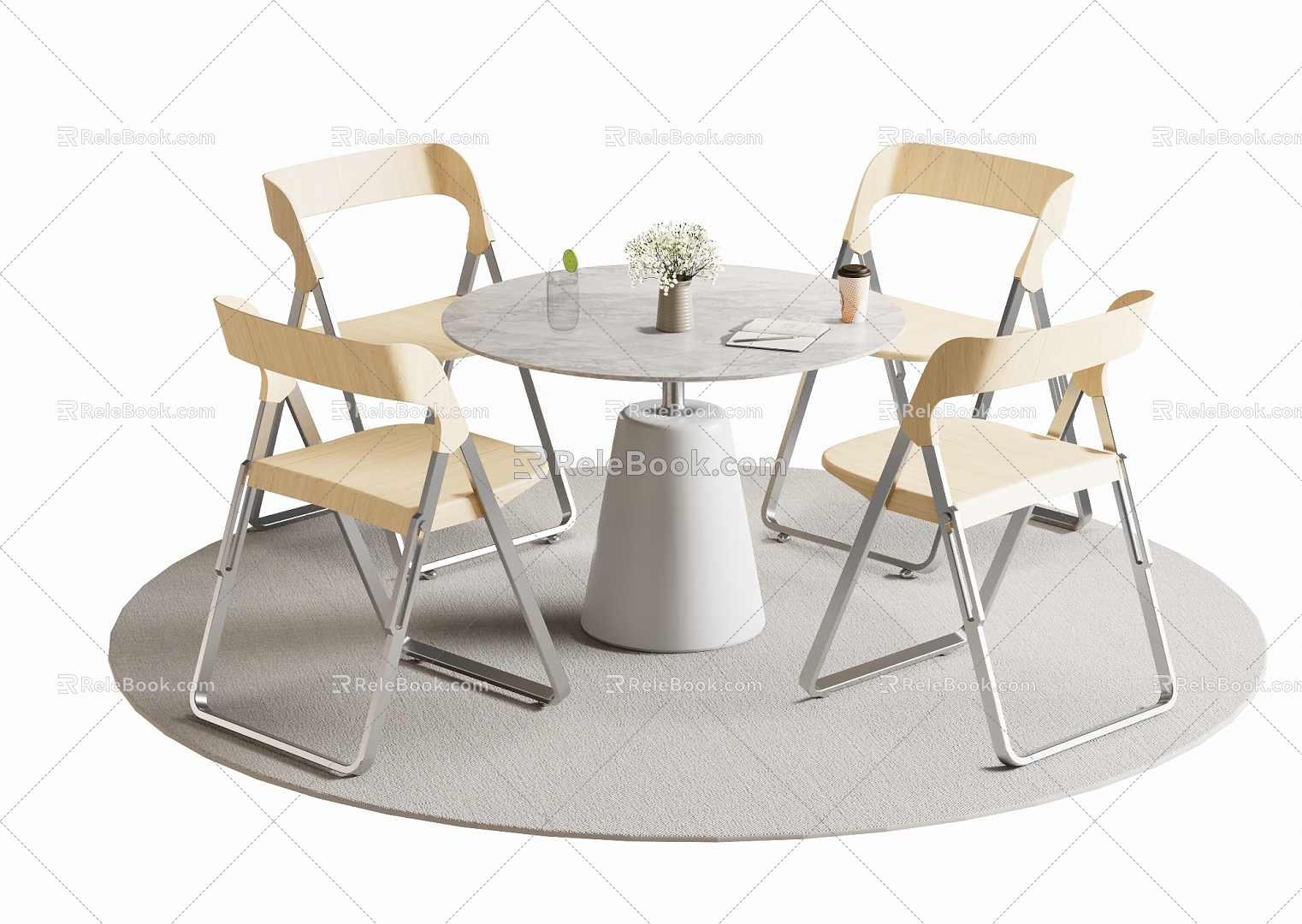 Modern Leisure Tables and Chairs Negotiation Tables and Chairs Dining Tables and Chairs model