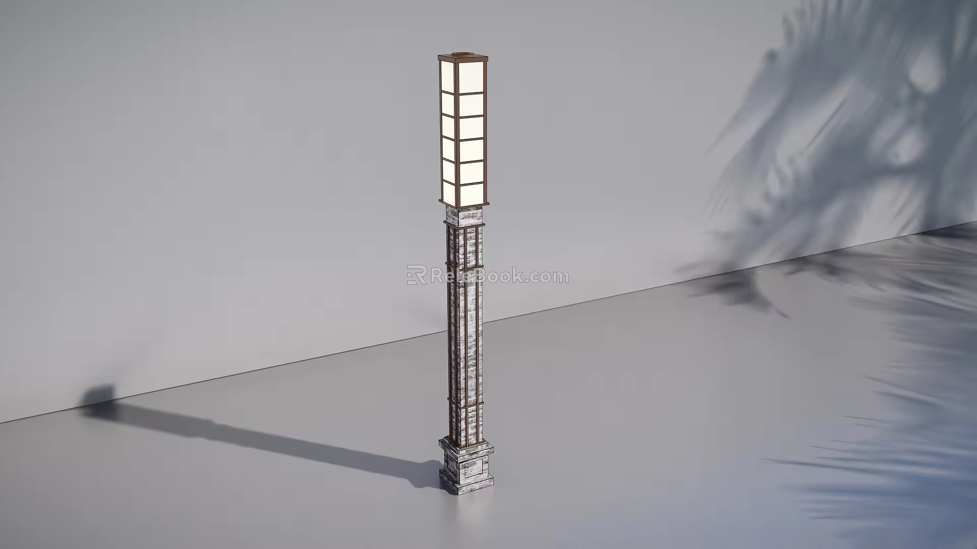 New Chinese Landscape Lamp 3d model