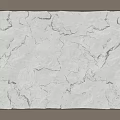 White Textured Background Wall With Natural Rough Surface For Modern Interior 3d model
