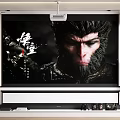 Projection Monitoring System For Home Theater With Large Screen And High Definition Video