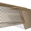 Modern gallery structure 3d model