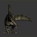 Realistic Spinosaurus Dinosaur Model With Large Sail Open Mouth And Detailed Texture