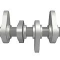 High Quality Automotive Engine Crankshaft Metal Part with Durable Design for Vehicle Engines