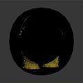Stylish Black Top Hat With Golden Goggles And Chain Decorations For Daily Wear