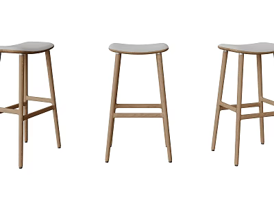 Bar stool, bar chair, bar counter 3d model