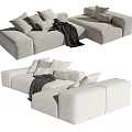 Modern Multiplayer Sofa 3d model