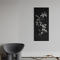 Modern new Chinese style three-dimensional metal decorative painting pendant 3d model