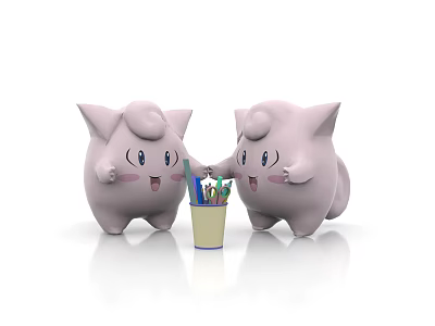 Modern Toy Mouth Kangaroo 3d model