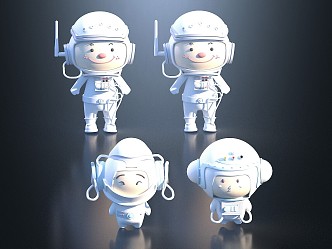 Modern Spaceman Astronaut Cosmic Science and Education Fashion Ornaments Cartoon Ornaments Cartoon Ornaments Toy Ornaments Decoration Handmade Ornaments 3d model