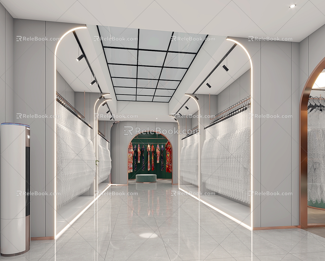 Modern Bridal Shop 3d model