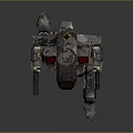 Mech Warrior Mech Soldier Machine Battlearm Mechanical Battlearm Machine Fighter Robot 3d model