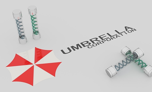 Modern virus biochemical crisis virus umbrella company 3d model