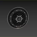 Shield Medieval Shield Armor Round Shield Weapon Game Equipment 3d model