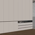 Modern Wardrobe Interior Design With White Finish Drawers And Storage Solutions