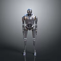 Robot Assistant Small Robot Butler Robot Butler Figure Game Figure 3d model