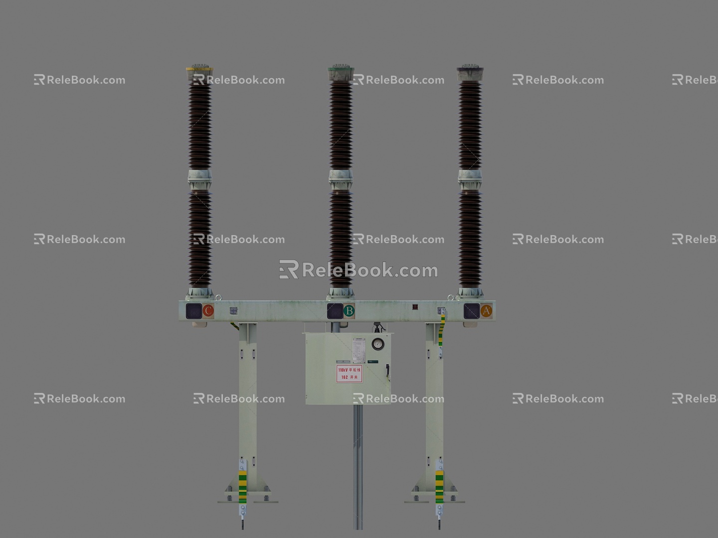 high voltage circuit breaker circuit breaker 3d model