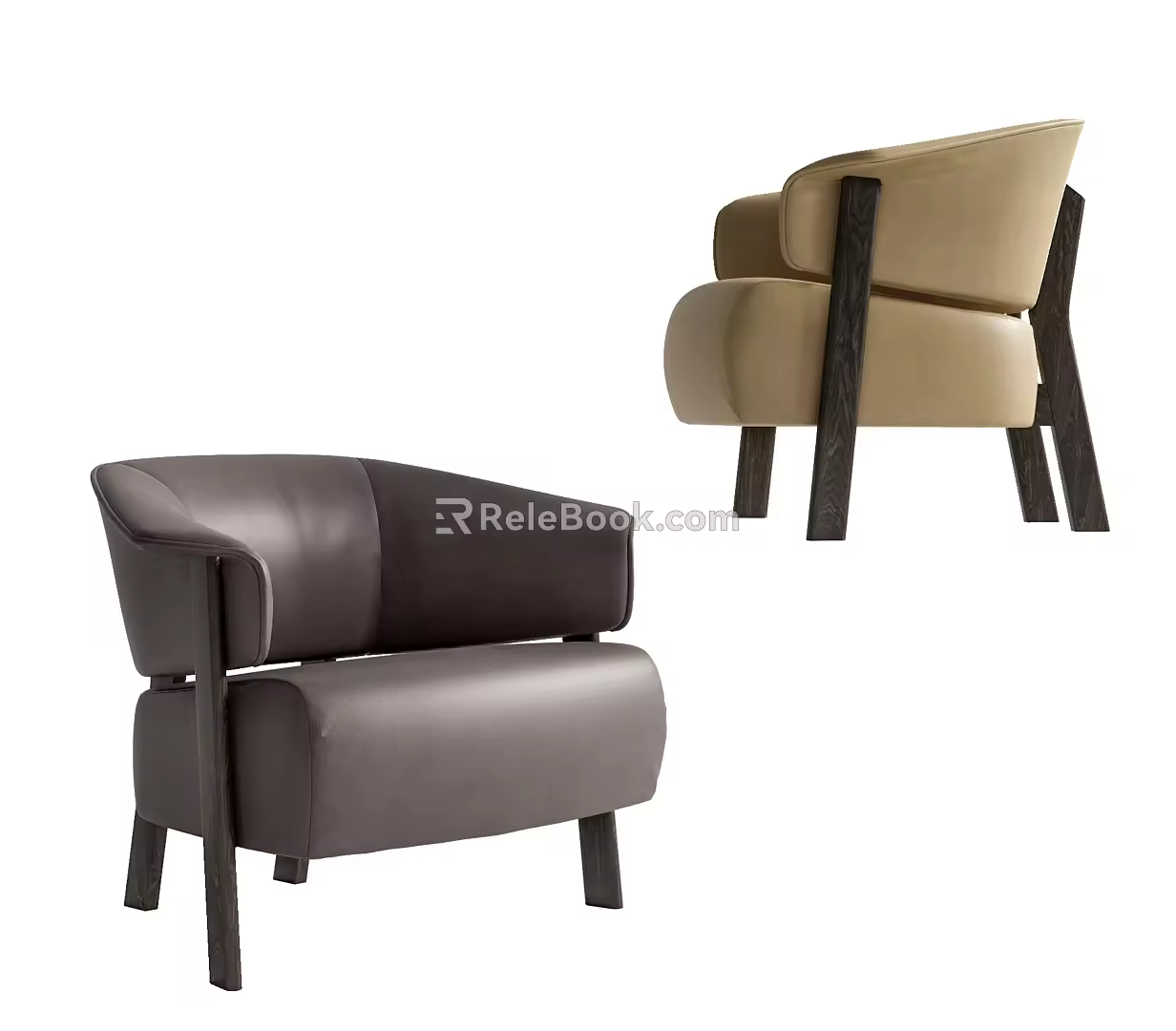 Modern single sofa 3d model