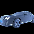 Silver Luxury Two Door Coupe Car With Classic Front Grille And Sleek Alloy Wheels