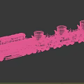 Santa Fe Train with Multiple Tank Cars and Yellow Black Exterior