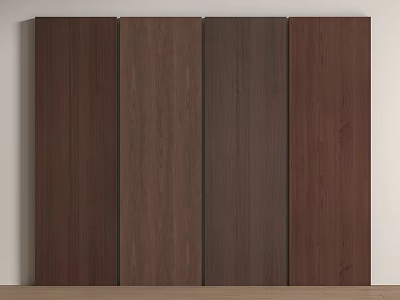 Middle-ancient style wood veneer wall panel wall veneer wood veneer back 3d model