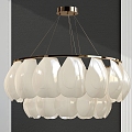 Light Luxury Chandelier 3d model