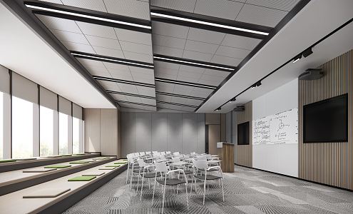 Modern Training Room 3d model