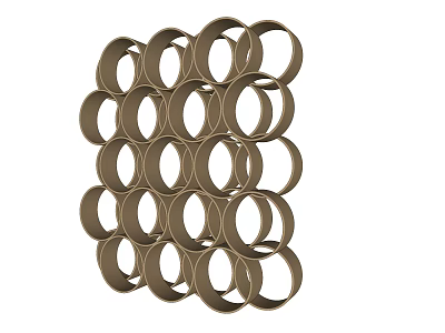 Modern Partition Metal Partition 3d model Modern Partition Metal Partition 3d model