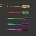 Bloodstained Spiked Baseball Bats With Wooden Handles And Sharp Spikes