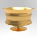 Golden Metal Kitchen Sink With Sleek Design And Shiny Surface For Home Kitchen