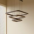 Modern Minimalist Chandelier Nordic Style Chandelier Mediterranean Style Chandelier Study Lamp Combination Dining Room Lamp 3d model