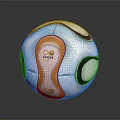 Soccer Shaped Food Dessert With White Yellow Black Design And League Mogul Logo