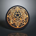 Medieval Shield Ancient Shield Defensive Weapon Ancient Shield Iron Shield Protective Shield Wooden Shield 3d model
