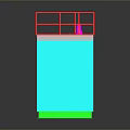 Practical Container Storage For Daily Life With Blue Body Green Base And Red Railings