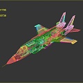 Modern Fighter Jacques Fighter Fighter 3d model