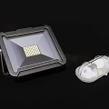 LED Floodlight With Transparent Cover For Outdoor Lighting Use