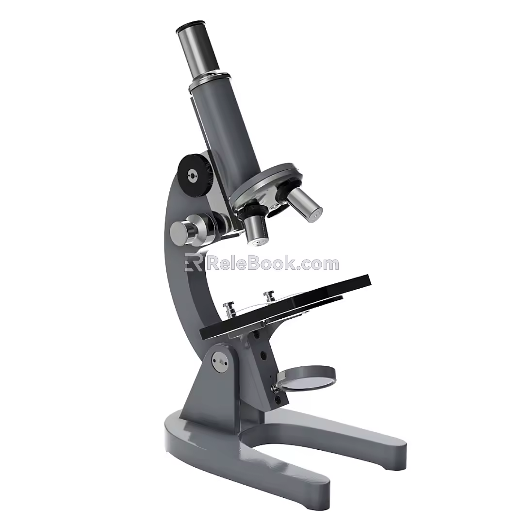 Microscope 3d model