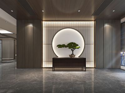 New Chinese Aisle Hotel Club 3d model