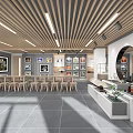 Art Classroom Art Workshop Lacquer Painting Workshop Art Classroom 3d model