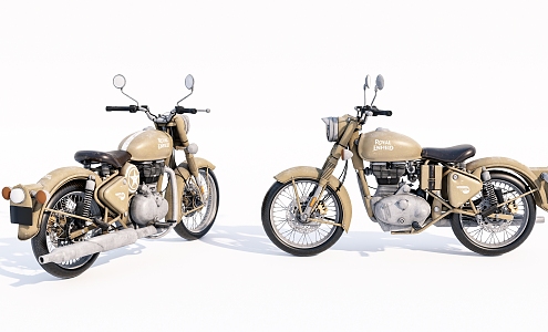 Modern Motorcycle 3d model