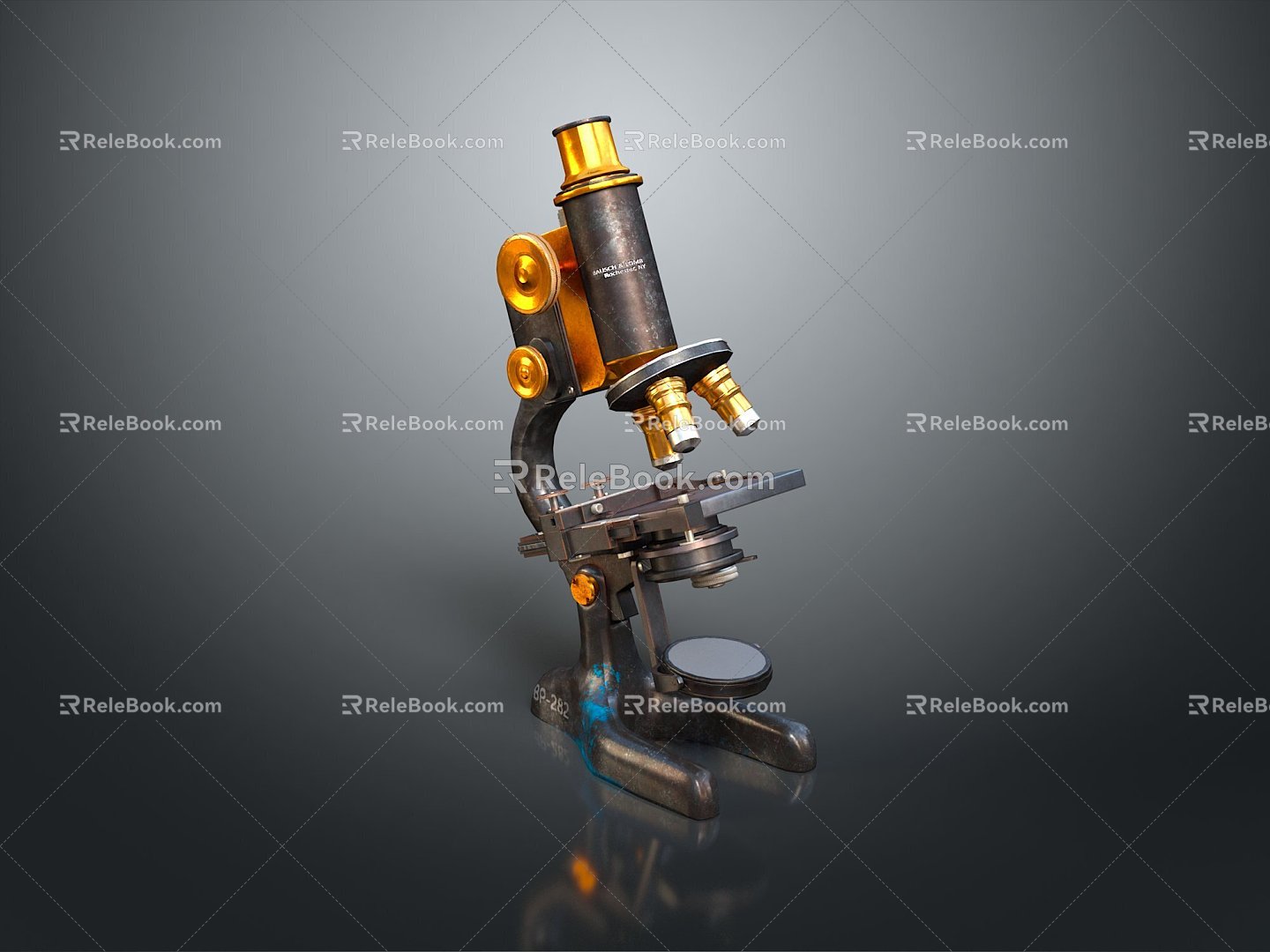 Microscope Magnifier Experimental Equipment Physical Equipment Chemical Observation Equipment Inspection Equipment Science Fiction Equipment 3d model