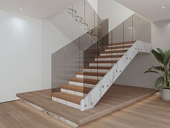 Modern Stairs 3d model