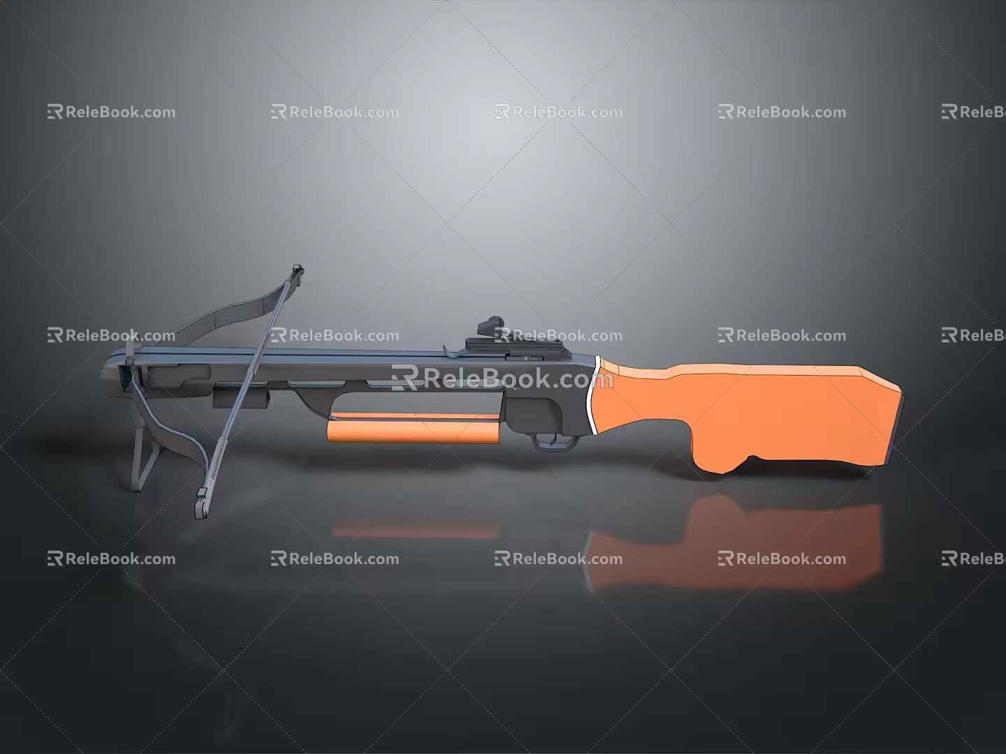 Crossbow Mechanical Crossbow Shift Bow and Arrow Shoot Far Equipment Weapons High-tech Crossbow 3d model