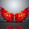 Modern Wings Phoenix Wings Phoenix Phoenix Wings 3d model