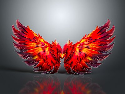 Modern Wings Phoenix Wings Phoenix Wings 3d model