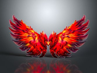 Modern Wings Phoenix Wings Phoenix Wings 3d model