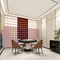 Modern Mahjong Room 3d model
