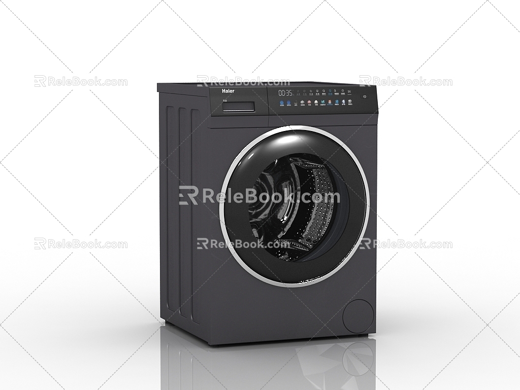 Modern washing machine drum washing machine 3d model